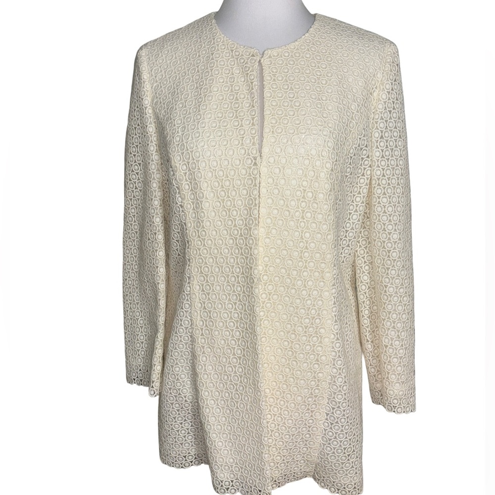 Talbots Cream Pea Coat